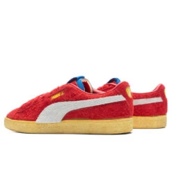 Puma X Joshua Vides Ferrari Suede - White/Black -Shoe Series Store Puma x Joshua Vides Ferrari Suede White 307999 01 10 08 23 Feature KN 7