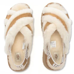 Ugg Women's Disco Cross Slide - Chestnut -Shoe Series Store UGG Women s Disco Cross Slide Chestnut 1121550 CHE 01 23 2022 01 4