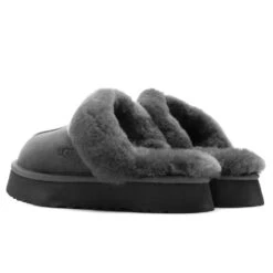 Ugg Women's Disquette Slipper - Charcoal 8 Ugg Women's Disquette Slipper - Charcoal -Shoe Series Store UGG Women s Disquette Slipper Charcoal 1122550 CHRC 11 05 2021 01 3