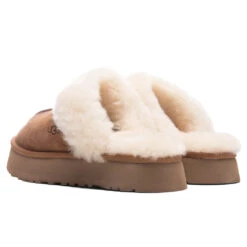 Ugg Women's Disquette Slipper - Chestnut 7 Ugg Women's Disquette Slipper - Chestnut -Shoe Series Store UGG Women s Disquette Slipper Chestnut 1122550 CHE 11 16 2021 01 3