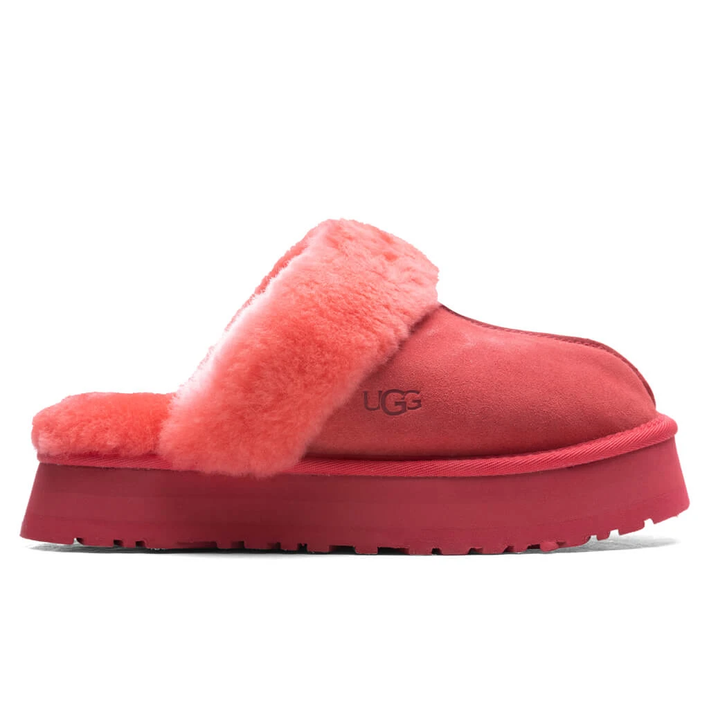 Ugg Women's Disquette Slipper - Hibiscus Pink 3 Ugg Women's Disquette Slipper - Hibiscus Pink