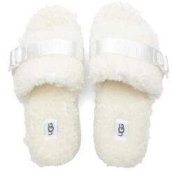 Ugg Women's Fluffita Slipper - White -Shoe Series Store UGG Women s Fluffita Slipper White 1113475 WHT 01 03 2022 01 6