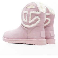 UGG X Telfar Logo Mini - Pink -Shoe Series Store UGG x Telfar Logo Mini Pink 1122991 PINK 10 22 2021 01 3