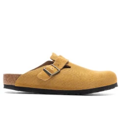 Birkenstock Wide Boston Suede Embossed - Cork Brown