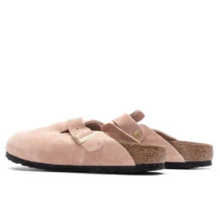 Birkenstock Narrow Boston Suede - Light Rose -Shoe Series Store Women s Narrow Boston Suede Light Rose 1026171 08 11 23 Feature KN 5