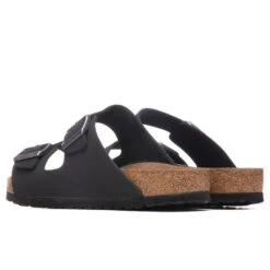 Birkenstock Wide Arizona Vegan Birkibuc - Black -Shoe Series Store birkenstock arizona vegan birkibuc black 1019115 06 11 2021 01 3